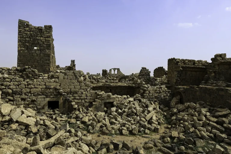 آثار أم الجمال المبنية من البازلت في محافظة المفرق، الأردن